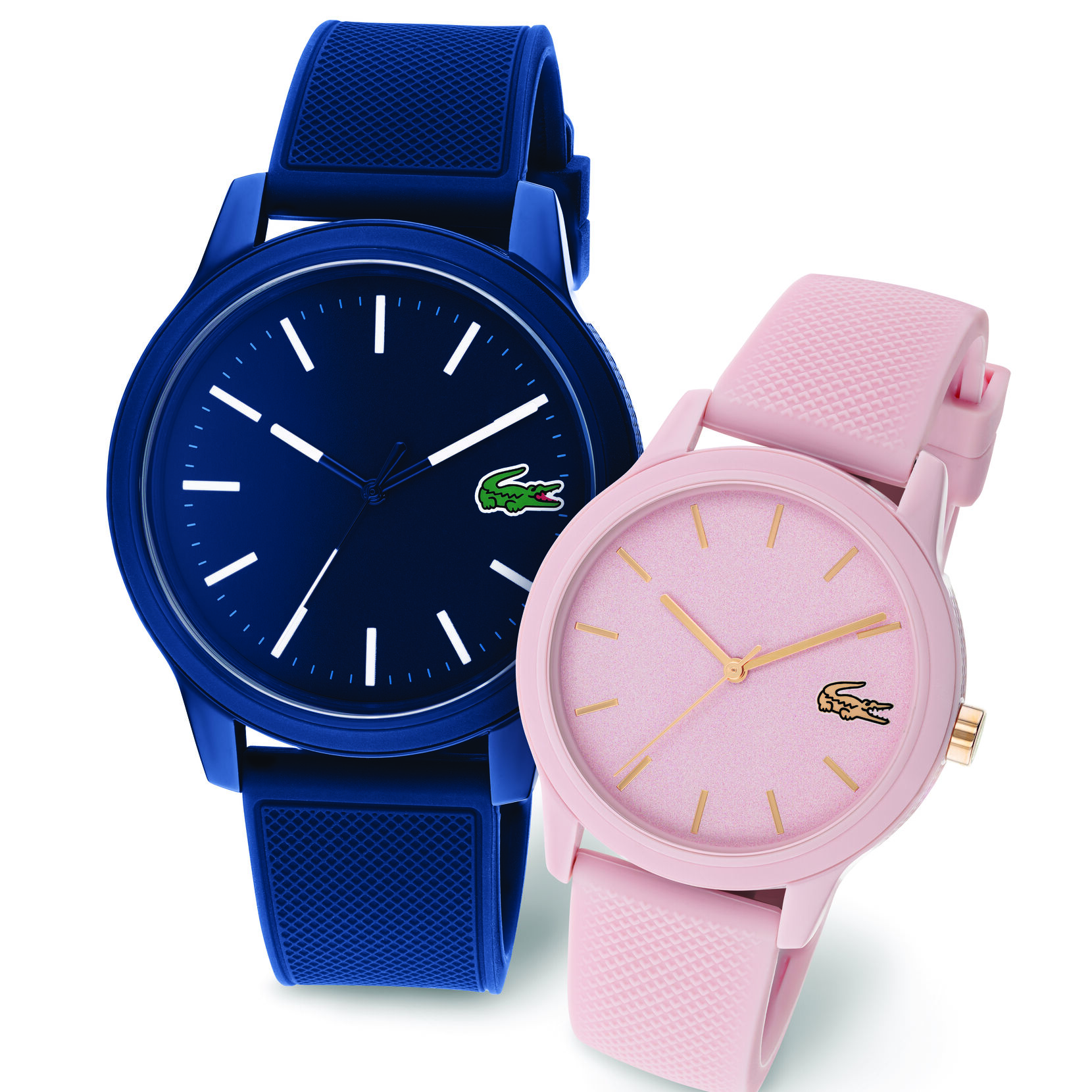 Set 2 Lacoste Watches 12.12 unisex TR90 Quartz Watch Blue